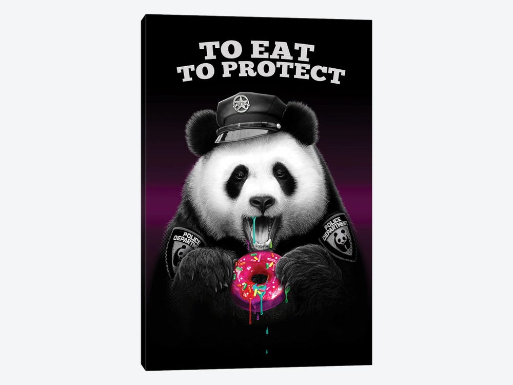 To Eat To Protect by Adam Lawless 1-piece Canvas Artwork