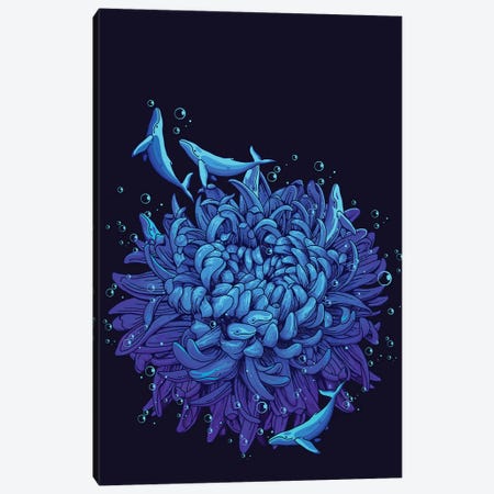 Sea Flower Canvas Print #ADL182} by Adam Lawless Canvas Print