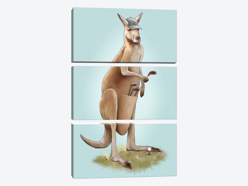 A Gift For Golfers by Adam Lawless 3-piece Canvas Art