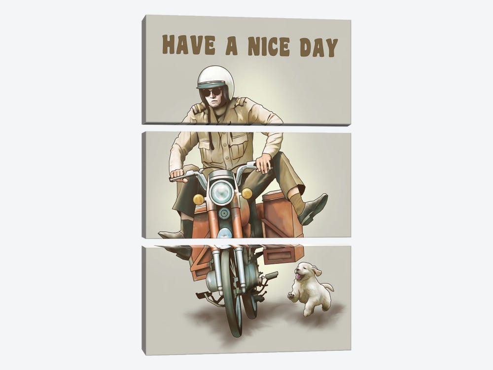 Have A Nice Day by Adam Lawless 3-piece Canvas Artwork