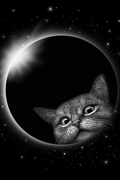 Eclipse Gerhana by Adam Lawless canvas print