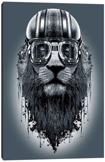 Lionrider Canvas Art Print - Adam Lawless