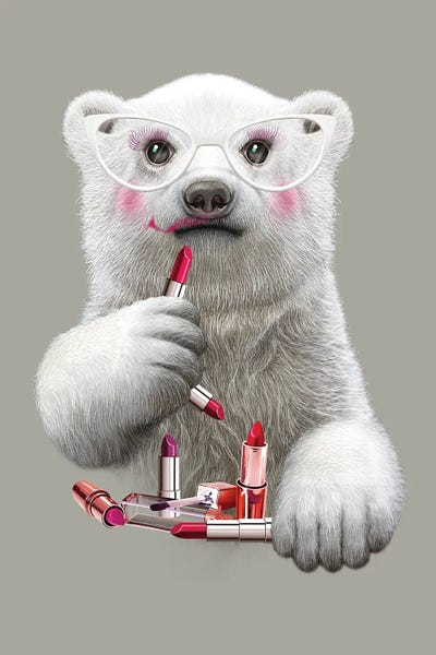 Lipstick Paula by Adam Lawless canvas print