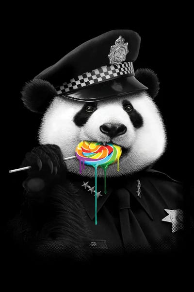 Pandas: Lollypop Cop by Adam Lawless