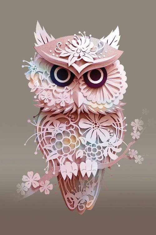 Owl In Spring by Adam Lawless wall art