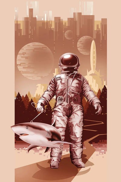 Strange Outdoor by Adam Lawless framed wall art