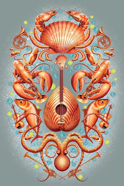 Uric Acid Orchestra by Adam Lawless wall art