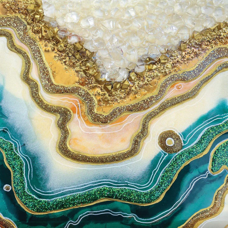 Malachite. Geode.