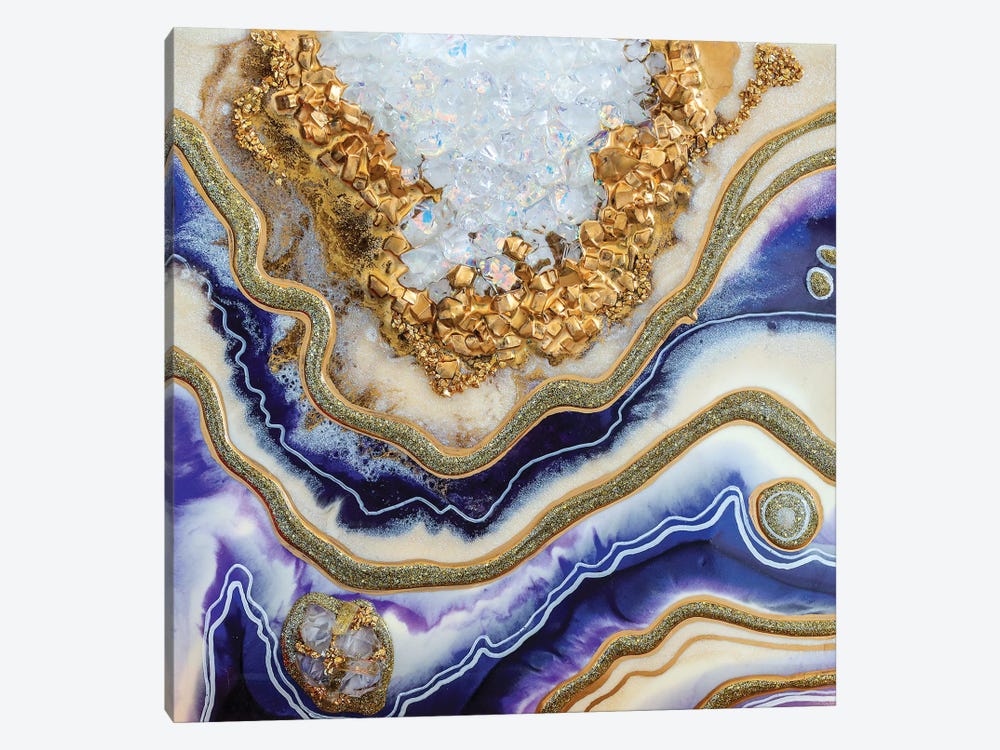Amethyst Geode by Alexandra Dobreikin 1-piece Art Print