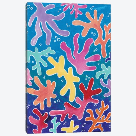 Happy Coral II Canvas Print #ADN124} by Alexandra Dobreikin Canvas Print