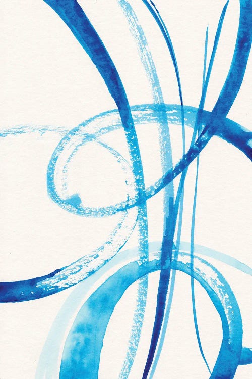 Calligraphy In Blue