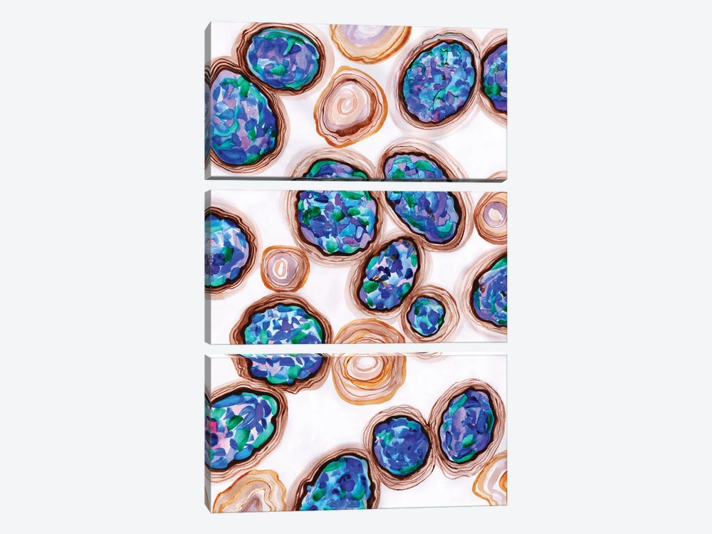 Opals by Alexandra Dobreikin 3-piece Canvas Print