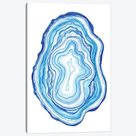 Blue Agate Canvas Print #ADN153} by Alexandra Dobreikin Canvas Print