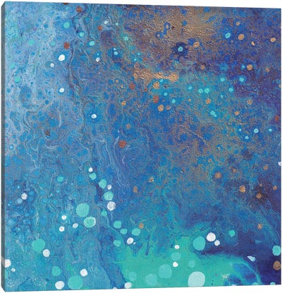 Blue Marble Canvas Art Print - Alexandra Dobreikin