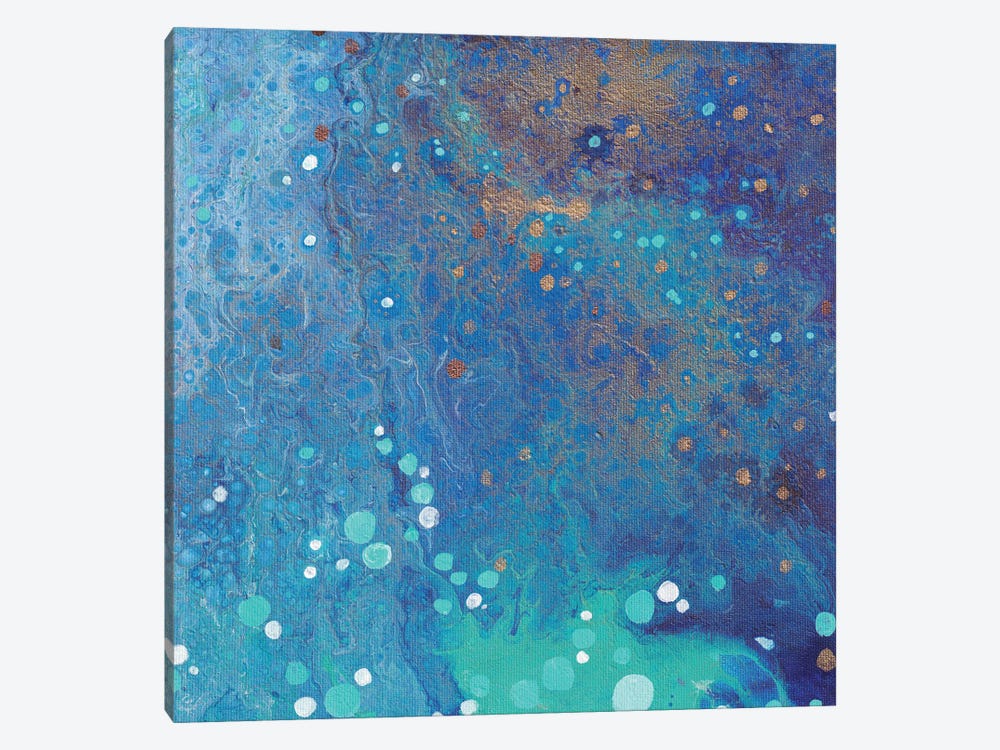 Blue Marble by Alexandra Dobreikin 1-piece Canvas Print