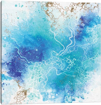 Blue Lagoon Canvas Art Print - Alexandra Dobreikin