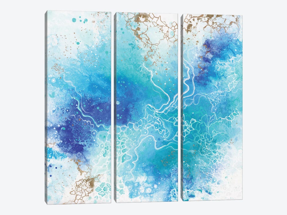 Blue Lagoon by Alexandra Dobreikin 3-piece Art Print
