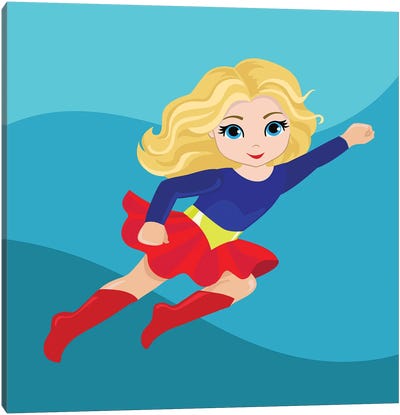 Supergirl Canvas Art Print - Supergirl