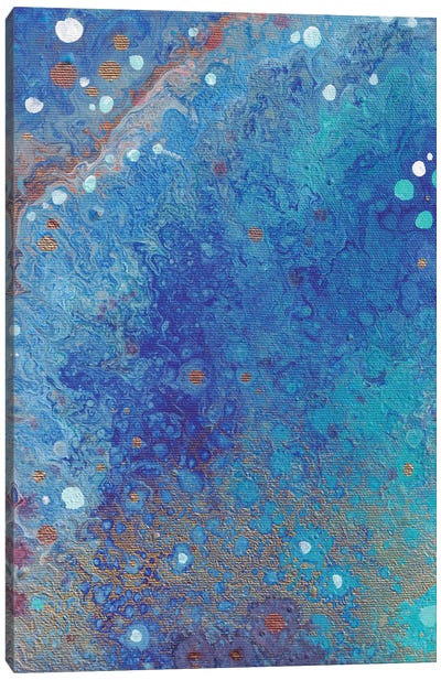 Blue Azure Canvas Art Print - Alexandra Dobreikin