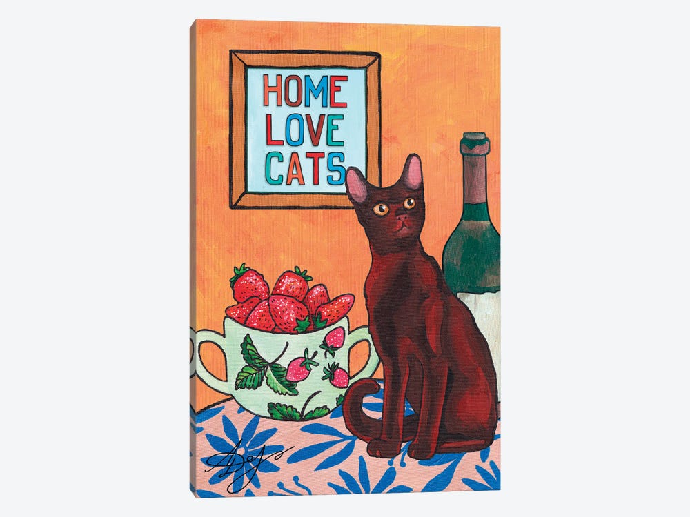 Burmese Cat by Alexandra Dobreikin 1-piece Canvas Print