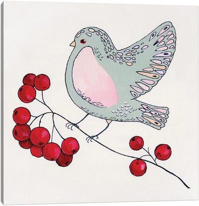 Birdie I Canvas Art Print - Alexandra Dobreikin