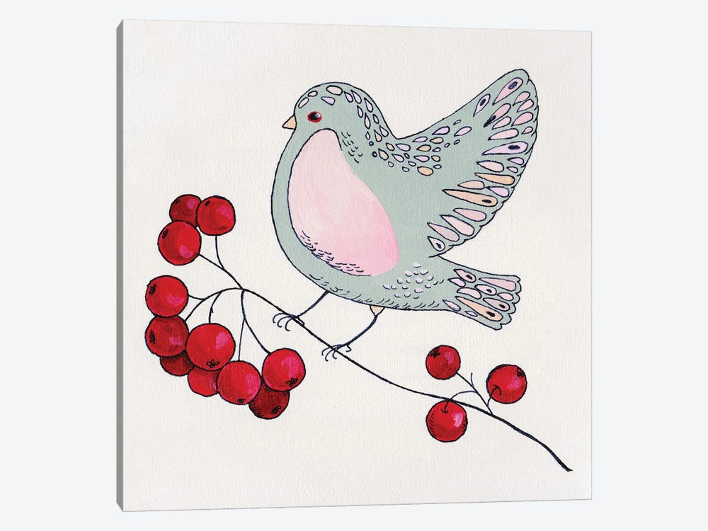 Birdie I by Alexandra Dobreikin 1-piece Canvas Print