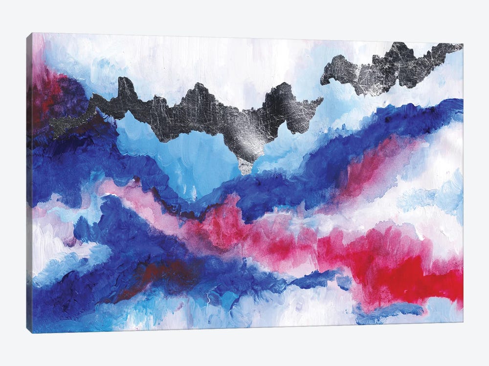 Graphite Mountains by Alexandra Dobreikin 1-piece Canvas Print