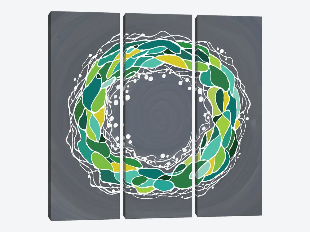 Wheel Of Nature II by Alexandra Dobreikin 3-piece Canvas Artwork
