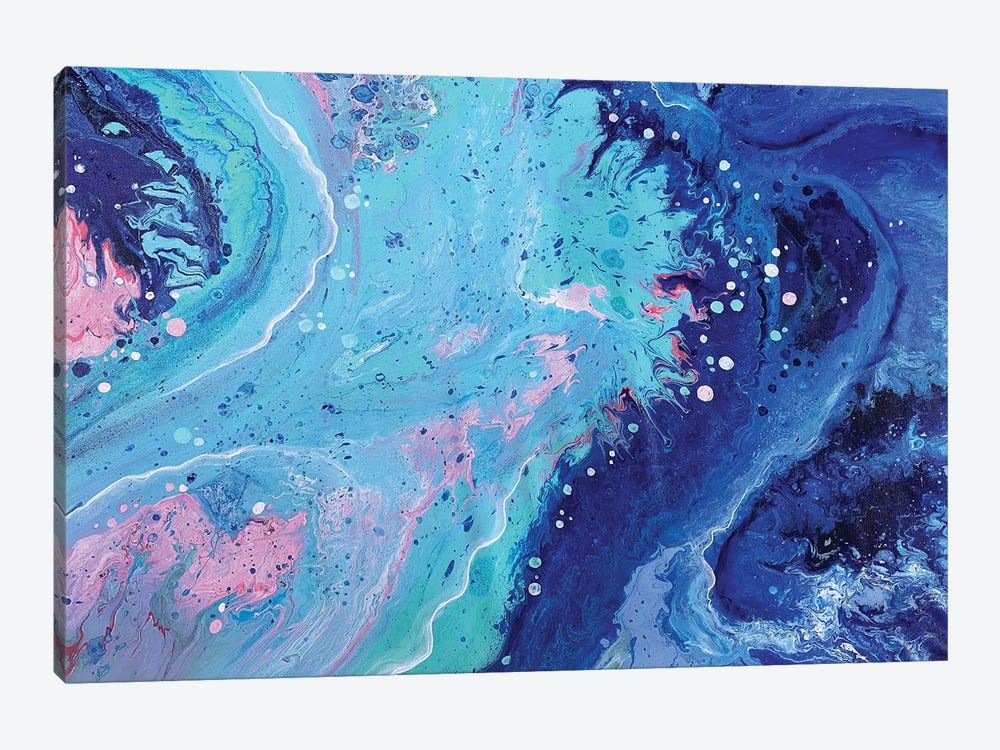 Pink Blue by Alexandra Dobreikin 1-piece Canvas Wall Art