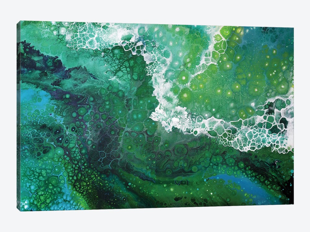 Emerald Wave by Alexandra Dobreikin 1-piece Art Print