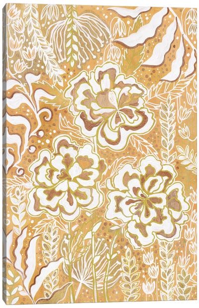 Golden Meadow Canvas Art Print - Alexandra Dobreikin