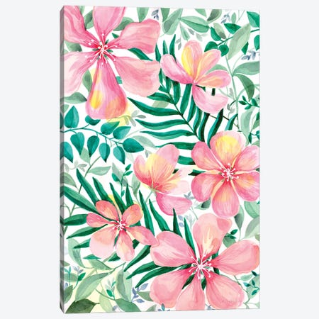 Pink Garden Canvas Print #ADN44} by Alexandra Dobreikin Art Print