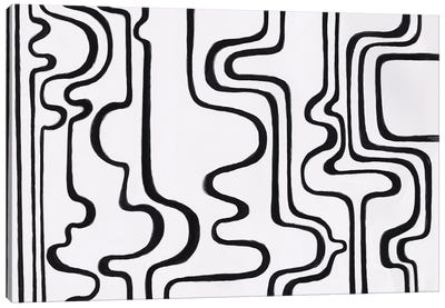 Labyrinth Of Thoughts Canvas Art Print - Alexandra Dobreikin