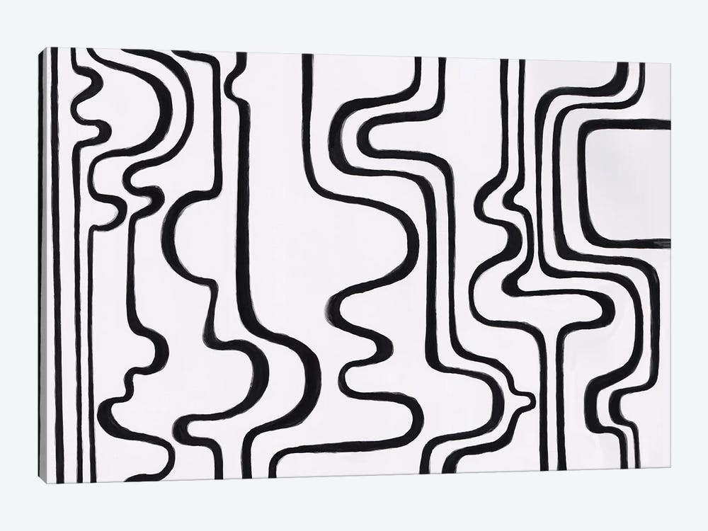 Labyrinth Of Thoughts by Alexandra Dobreikin 1-piece Canvas Artwork