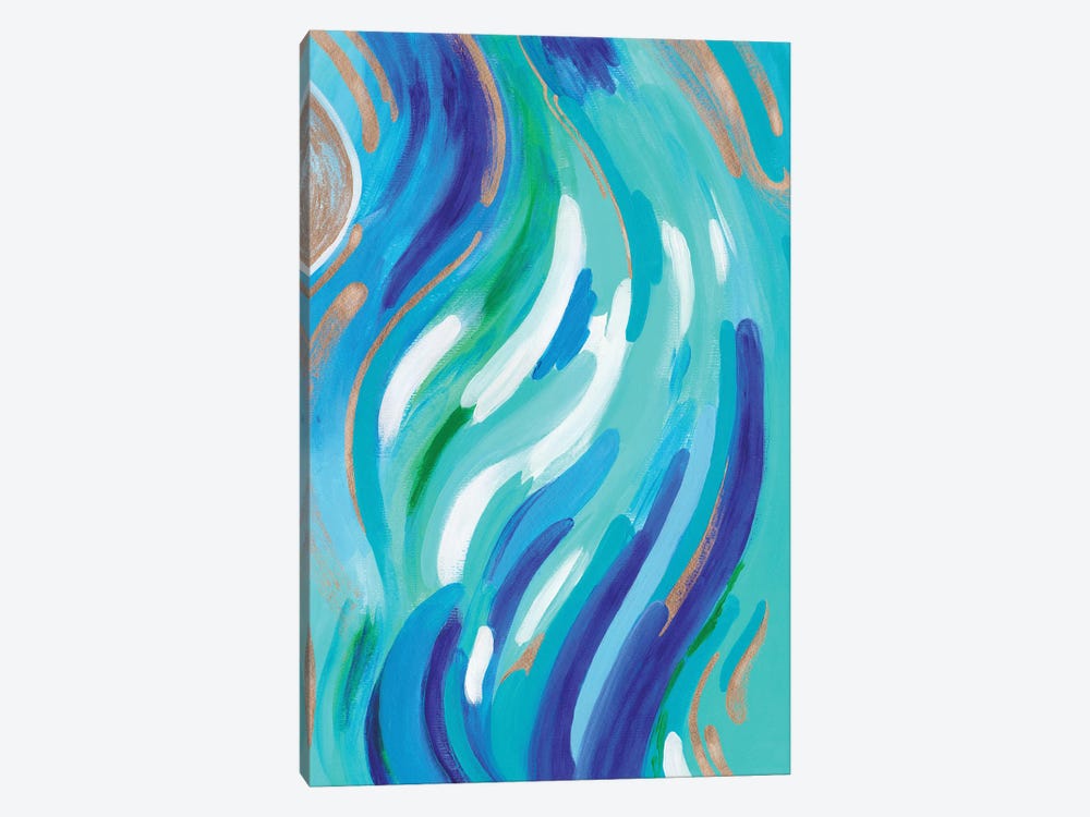 Aqua by Alexandra Dobreikin 1-piece Canvas Art