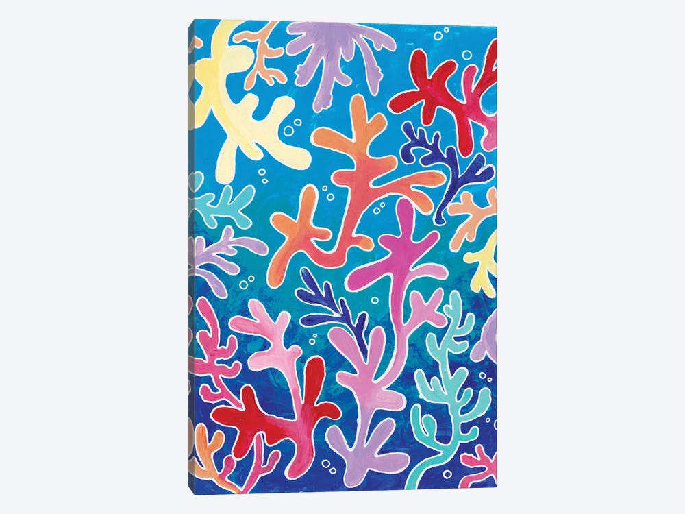 Happy Coral by Alexandra Dobreikin 1-piece Canvas Art