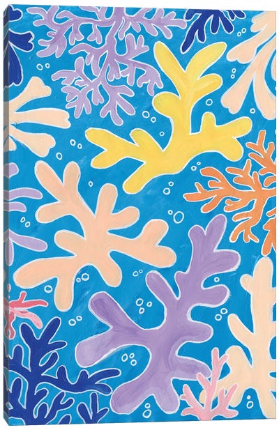 Corals IV Canvas Art Print - Coral Art