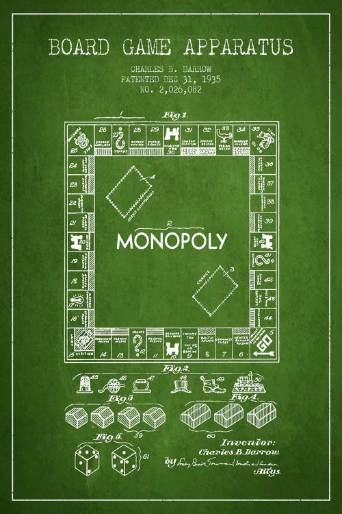 Monopoly Green Patent Blueprint