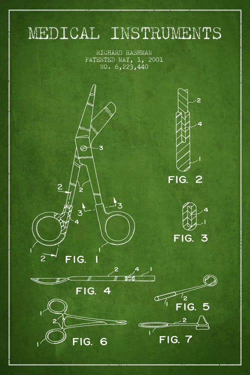 Medical Instruments Green Patent Blueprint