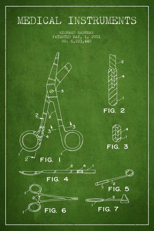 Medical Instruments Green Patent Blueprint