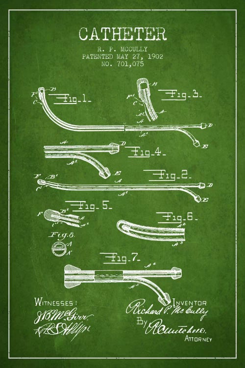 Catheter Green Patent Blueprint