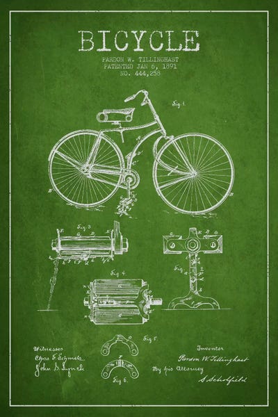 Bike Green VII Patent Blueprint