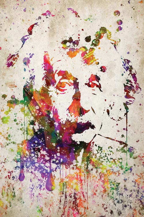 Albert Einstein by Aged Pixel wall art