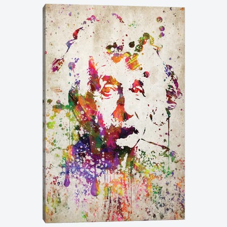Albert Einstein Canvas Print #ADP2772} by Aged Pixel Canvas Art
