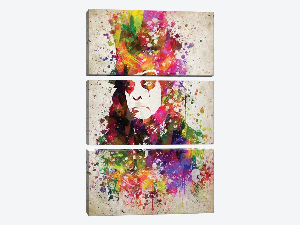 Alice Cooper by Aged Pixel 3-piece Canvas Print