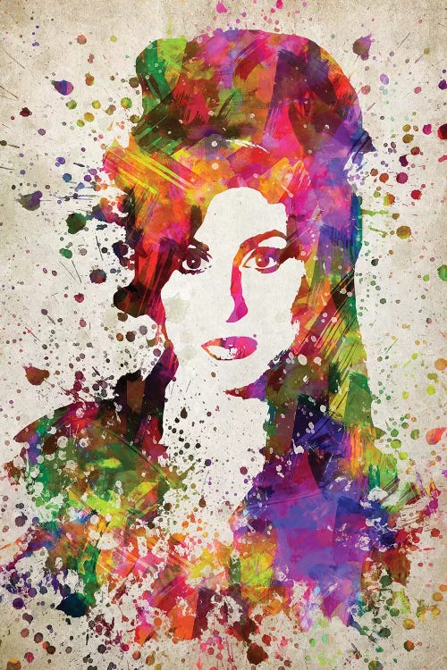 Amy Winehouse by Aged Pixel wall art