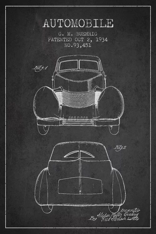 G.M. Buehrig Cord Automobile (Charcoal) II