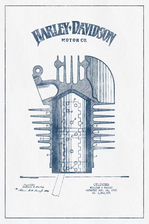 Harley-Davidson Motorcycles Cylinder (Ink)
