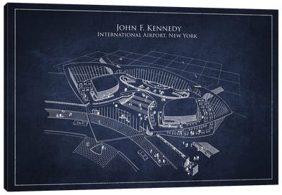 John F. Kennedy International Airport, New York Canvas Art Print - Airport Art