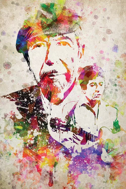 Leonard Cohen by Aged Pixel wall art